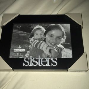 4x6 sisters picture frame • brand new